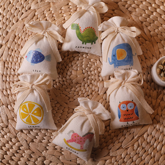 香り玉で作ったアロマサシェ