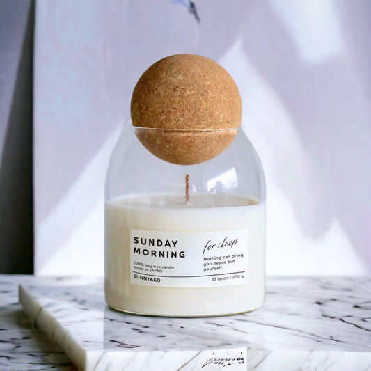 【数量限定】おやすみ前のアロマキャンドル(シャルドネ)