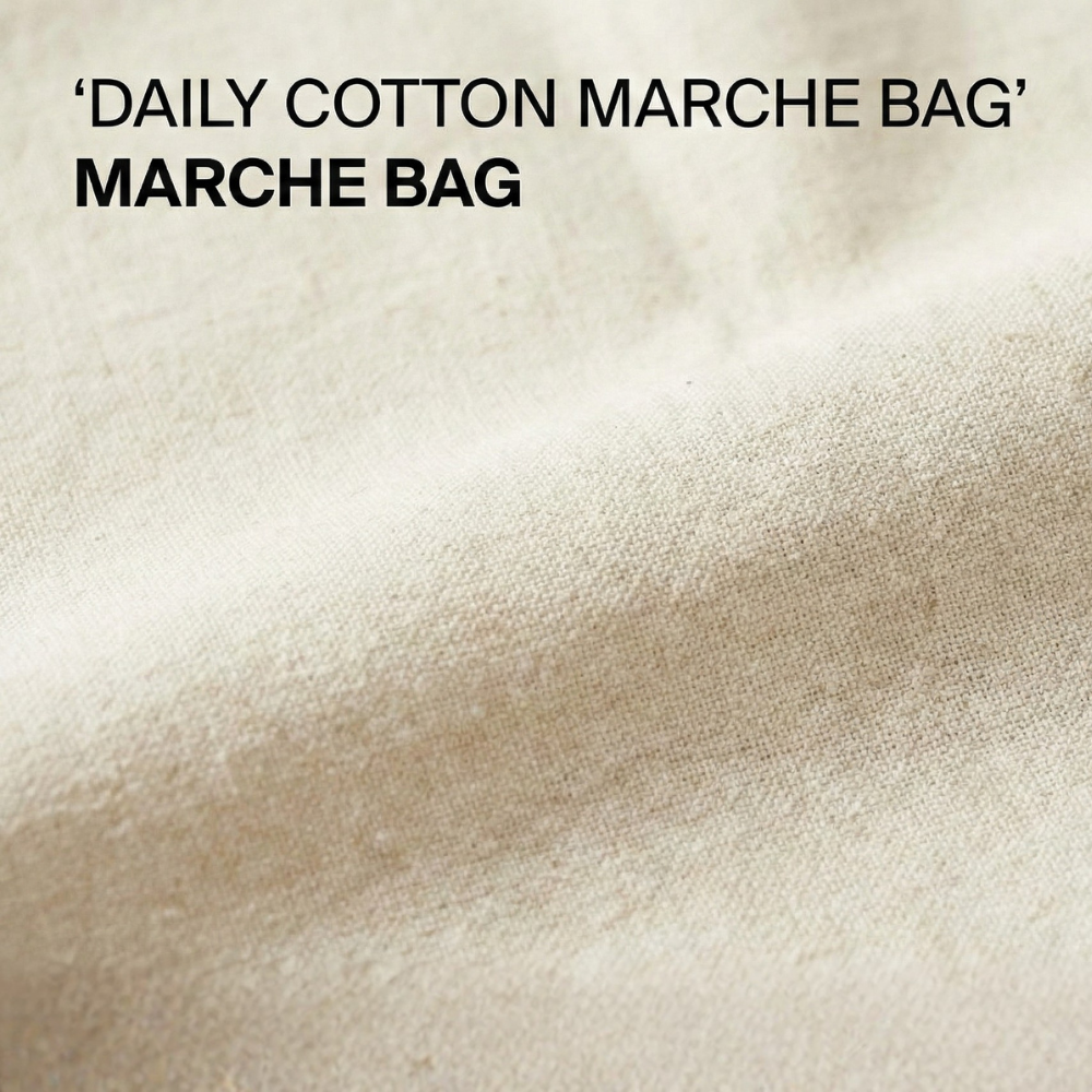 Daily Cotton Marche Bag(M / L)