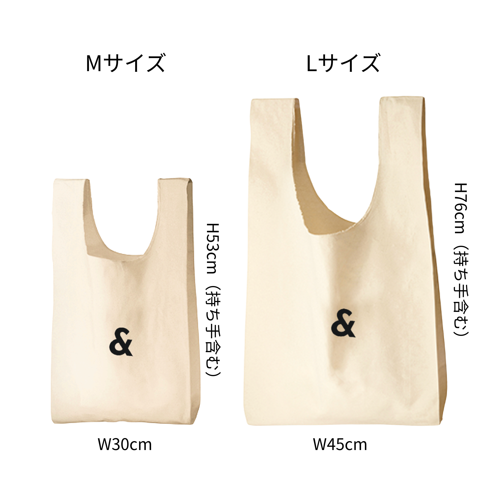 Daily Cotton Marche Bag（M / L）