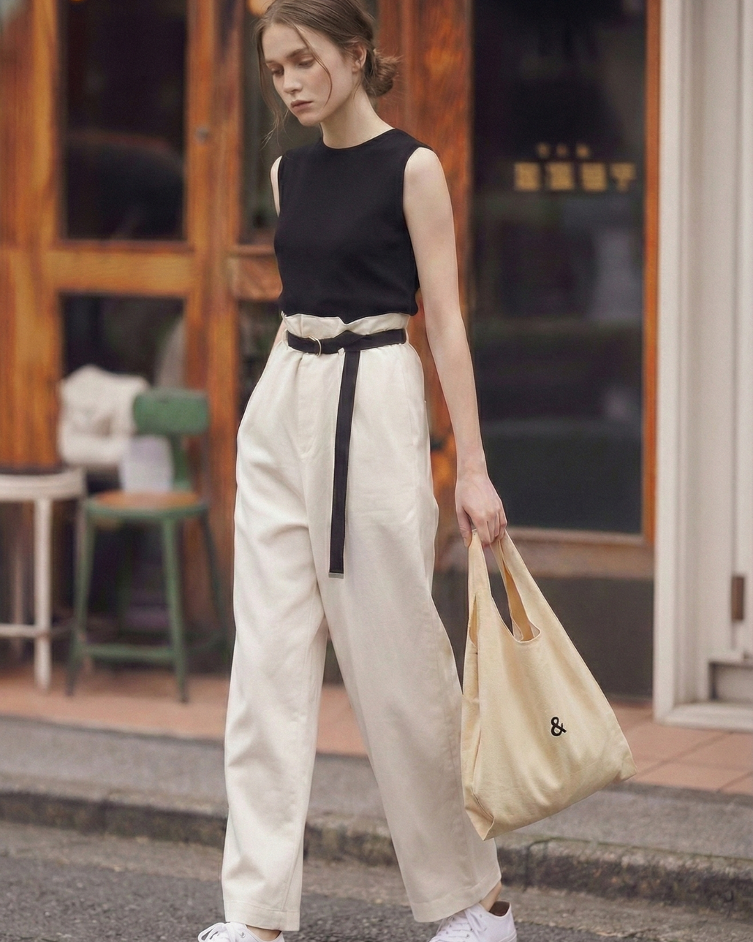 Daily Cotton Marche Bag（M / L）