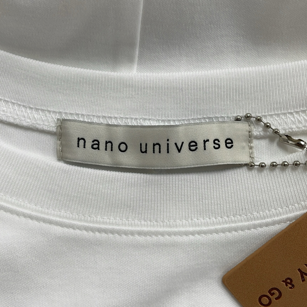 NANO universe Tシャツワンピース (White/F)