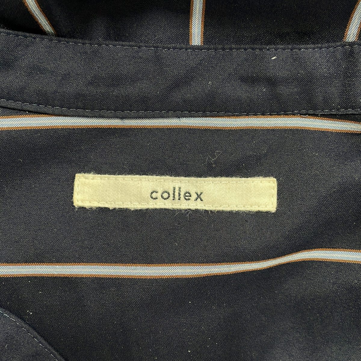 collex 長袖ブラウス (Navy)